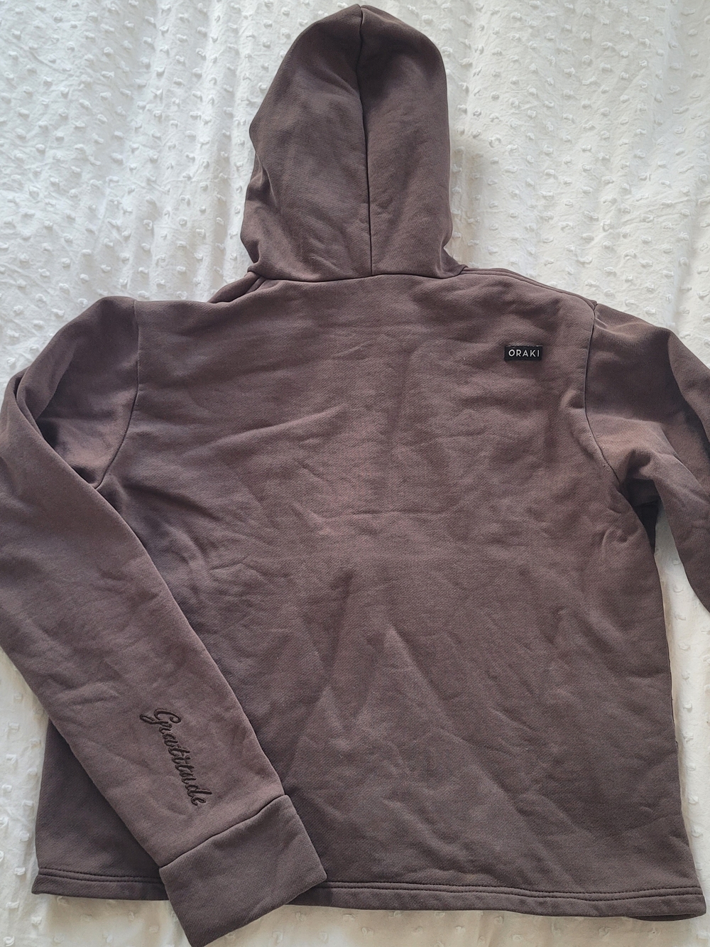 Oraki Women's Mauve Brown Pullover Hoodie